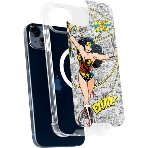 DC Comics Wonder Woman Classic Action Pose iPhone 15 Plus MagSafe Case