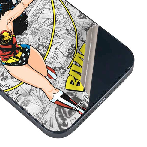 DC Comics Wonder Woman Classic Action Pose iPhone 15 Plus Skin