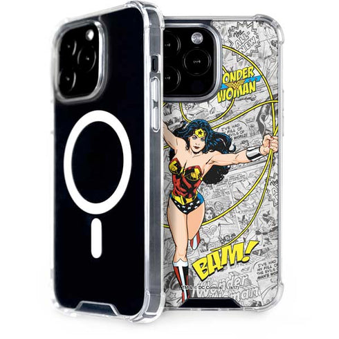 DC Comics Wonder Woman Classic Action Pose iPhone 15 Pro Max MagSafe Case