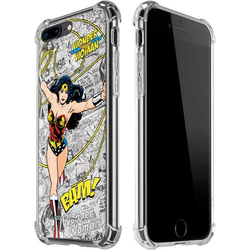 DC Comics Wonder Woman Classic Action Pose iPhone 7/8 Plus Clear Case
