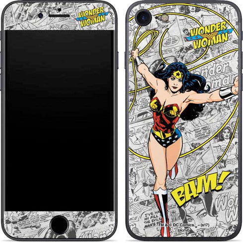 DC Comics Wonder Woman Classic Action Pose iPhone 7 Skin