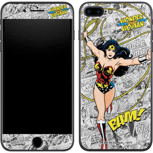 DC Comics Wonder Woman Classic Action Pose iPhone 8 Plus Skin