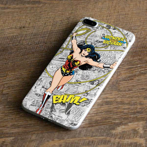 DC Comics Wonder Woman Classic Action Pose iPhone 8 Plus Skin