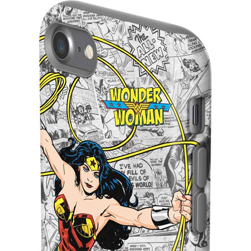 DC Comics Wonder Woman Classic Action Pose iPhone SE (2nd & 3rd Gen) Pro Case