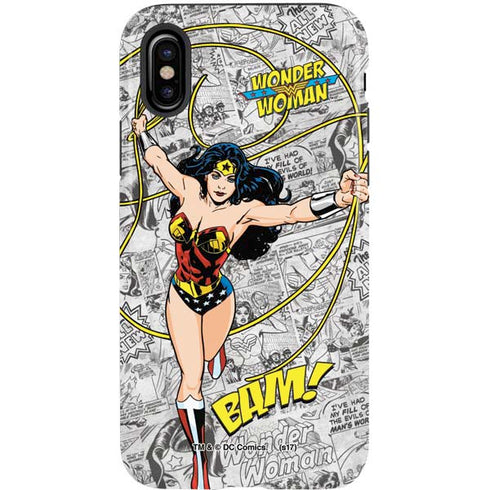 DC Comics Wonder Woman Classic Action Pose iPhone X Pro Case