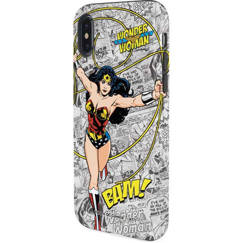 DC Comics Wonder Woman Classic Action Pose iPhone X Pro Case