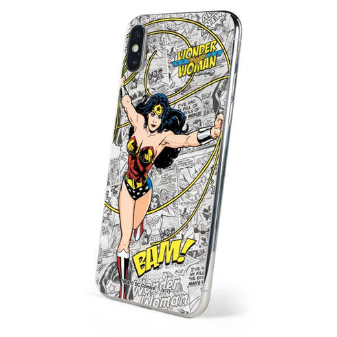 DC Comics Wonder Woman Classic Action Pose iPhone X Skin
