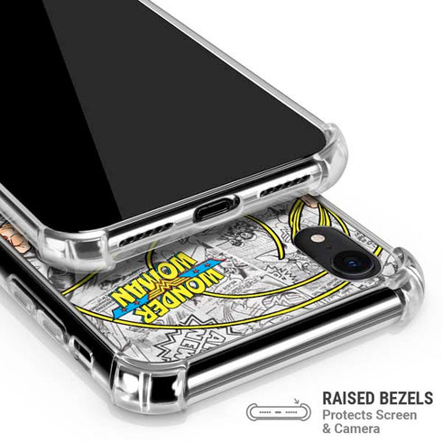 DC Comics Wonder Woman Classic Action Pose iPhone XR Clear Case