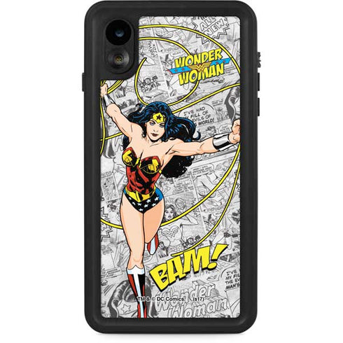 DC Comics Wonder Woman Classic Action Pose iPhone XR Waterproof Case