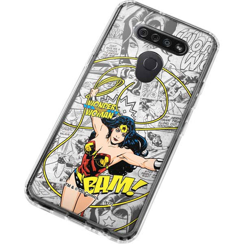 DC Comics Wonder Woman Classic Action Pose LG K51/Q51 Clear Case