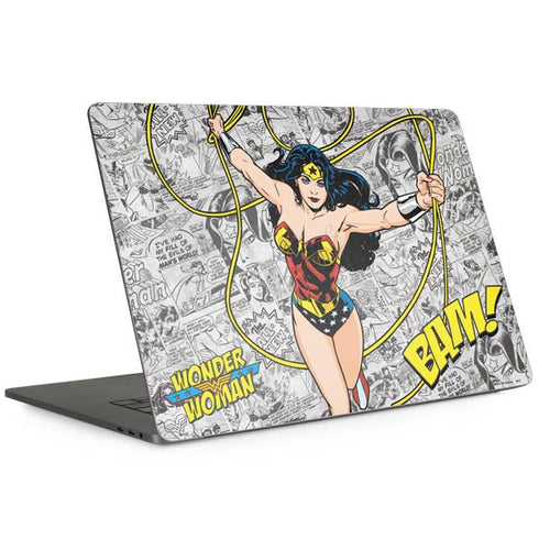 DC Comics Wonder Woman Classic Action Pose Apple MacBook Pro 15-inch Skin