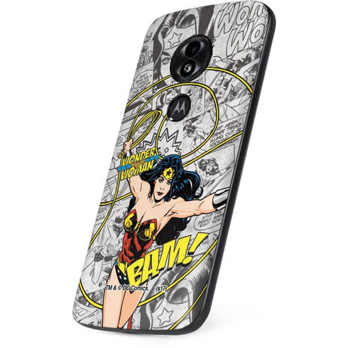 DC Comics Wonder Woman Classic Action Pose Moto E5 Play Skin