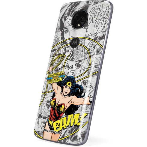 DC Comics Wonder Woman Classic Action Pose Moto E5 Plus Skin