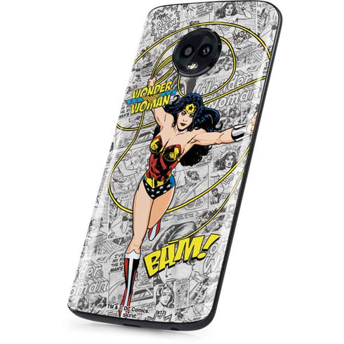 DC Comics Wonder Woman Classic Action Pose Moto G6 Skin