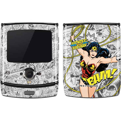 DC Comics Wonder Woman Classic Action Pose Motorola RAZR Skin