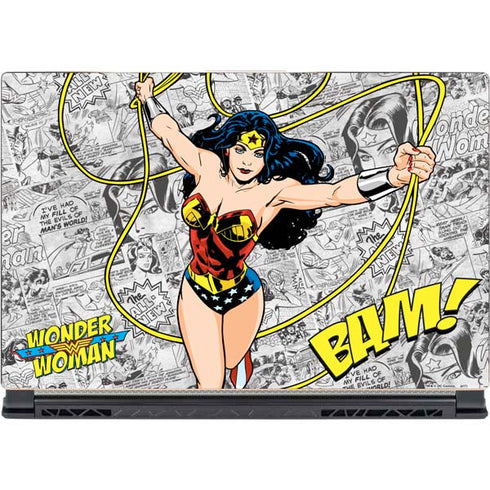 DC Comics Wonder Woman Classic Action Pose MSI GS65 Stealth Laptop Skin