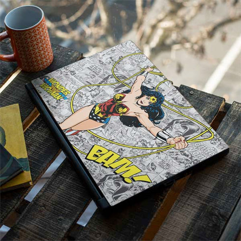 DC Comics Wonder Woman Classic Action Pose MSI GS65 Stealth Laptop Skin