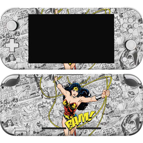 DC Comics Wonder Woman Classic Action Pose Nintendo Switch Lite Skin