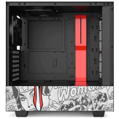 DC Comics Wonder Woman Classic Action Pose NZXT H510 Compact ATX Mid-Tower Case Skin