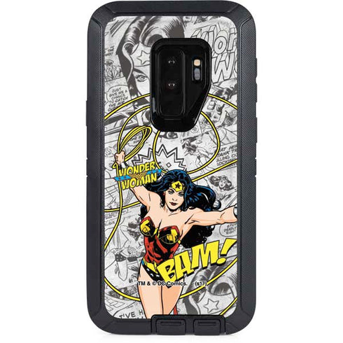 DC Comics Wonder Woman Classic Action Pose Otterbox Defender Galaxy Skin