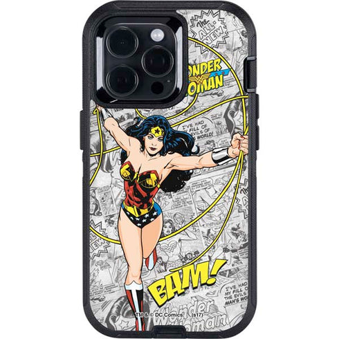DC Comics Wonder Woman Classic Action Pose Otterbox Defender iPhone Skin