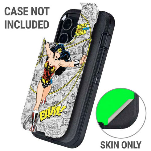 DC Comics Wonder Woman Classic Action Pose Otterbox Defender iPhone Skin