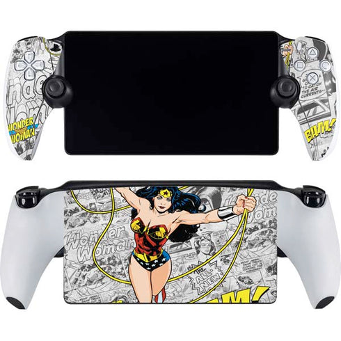 DC Comics Wonder Woman Classic Action Pose PlayStation Portal Remote Player Skin