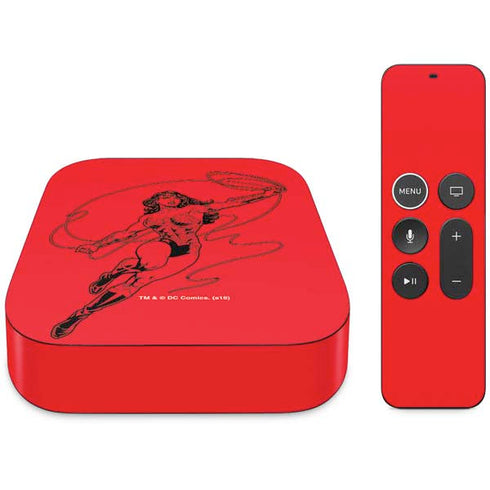 DC Comics Wonder Woman Comic Pop Apple TV Skin