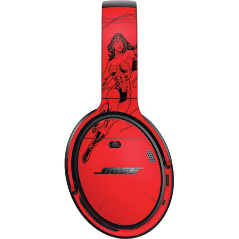 DC Comics Wonder Woman Comic Pop Bose QuietComfort 35 II Headphones Skin