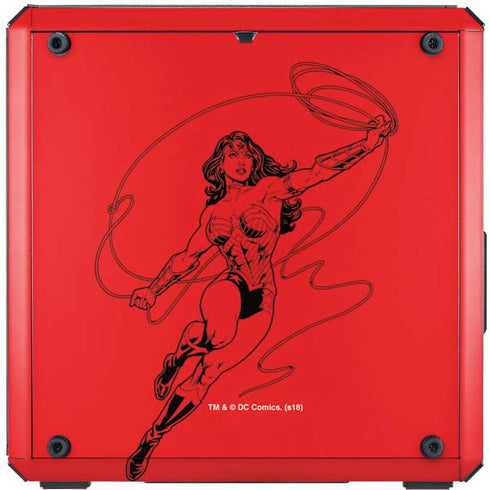 DC Comics Wonder Woman Comic Pop Cooler Master MasterBox Q300L Mini Tower Skin