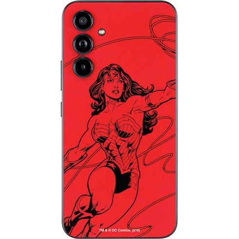 DC Comics Wonder Woman Comic Pop Galaxy A54 5G Skin