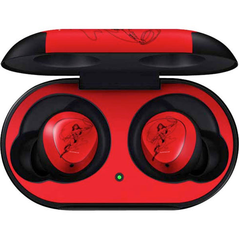 DC Comics Wonder Woman Comic Pop Galaxy Buds Skin