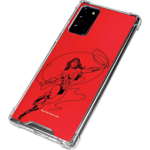 DC Comics Wonder Woman Comic Pop Galaxy Note20 5G Clear Case