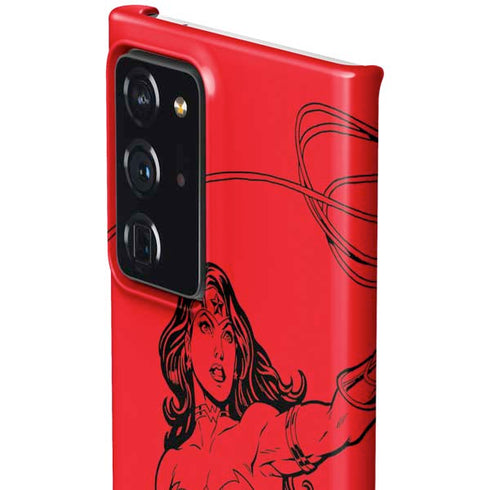 DC Comics Wonder Woman Comic Pop Galaxy Note20 Ultra 5G Lite Case