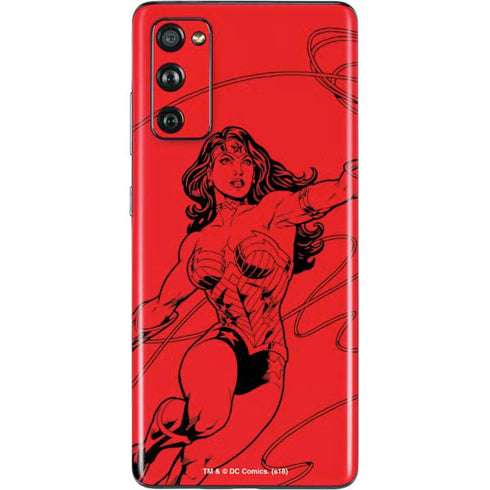 DC Comics Wonder Woman Comic Pop Galaxy S20 Fan Edition Skin