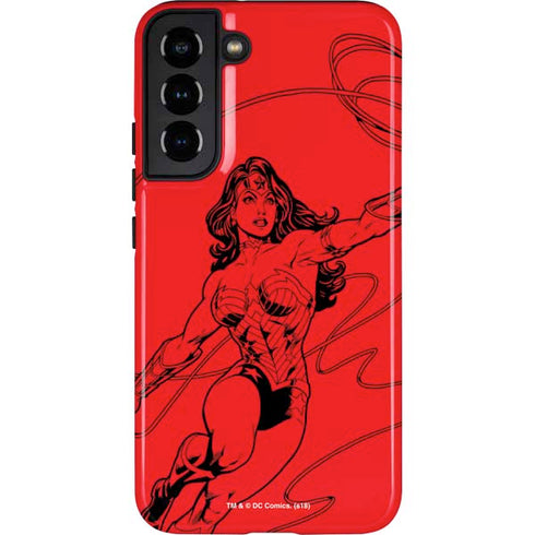 DC Comics Wonder Woman Comic Pop Galaxy S22 Plus Pro Case