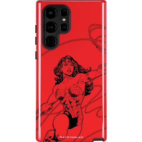 DC Comics Wonder Woman Comic Pop Galaxy S24 Ultra Impact Case
