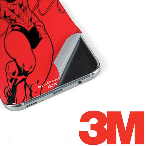 DC Comics Wonder Woman Comic Pop Galaxy S8 Skin