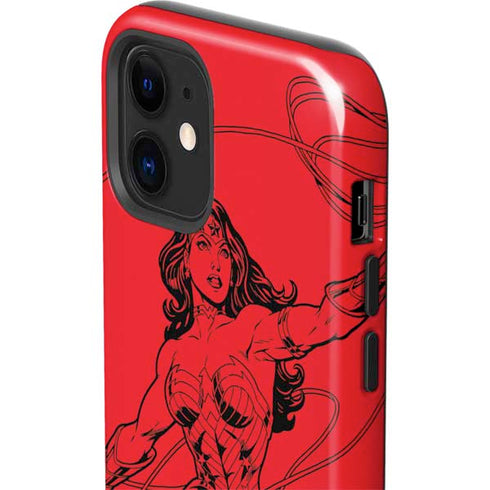 DC Comics Wonder Woman Comic Pop iPhone 12 Impact Case