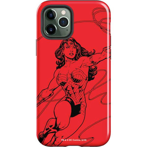 DC Comics Wonder Woman Comic Pop iPhone 12 Pro Impact Case