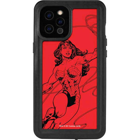 DC Comics Wonder Woman Comic Pop iPhone 12 Pro Max Waterproof Case