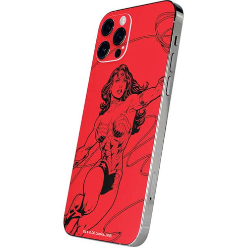 DC Comics Wonder Woman Comic Pop iPhone 12 Pro Skin