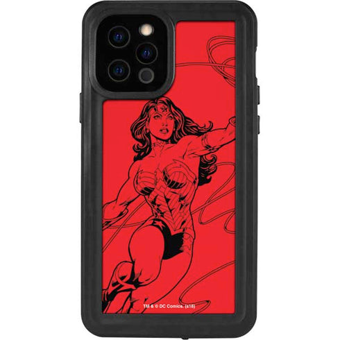DC Comics Wonder Woman Comic Pop iPhone 12 Pro Waterproof Case