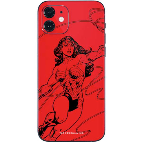 DC Comics Wonder Woman Comic Pop iPhone 12 Skin