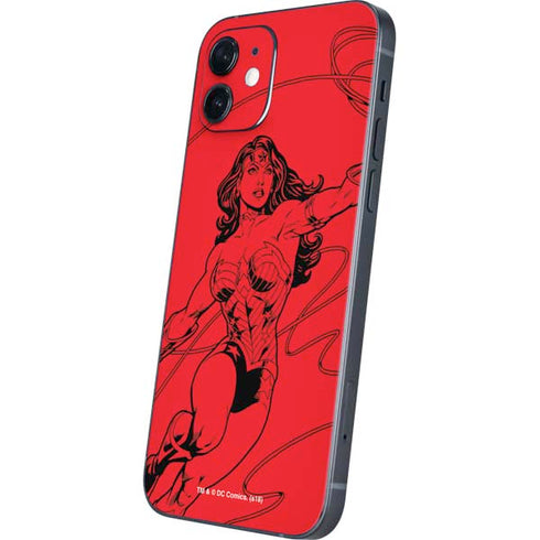 DC Comics Wonder Woman Comic Pop iPhone 12 Skin