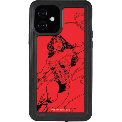 DC Comics Wonder Woman Comic Pop iPhone 12 Waterproof Case