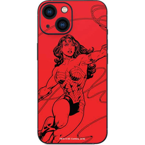 DC Comics Wonder Woman Comic Pop iPhone 13 Mini Skin