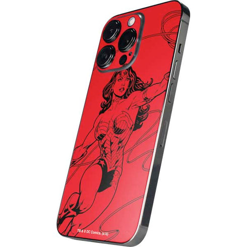 DC Comics Wonder Woman Comic Pop iPhone 13 Pro Skin