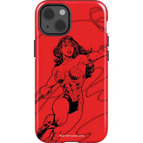 DC Comics Wonder Woman Comic Pop iPhone 14 Impact Case