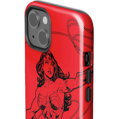 DC Comics Wonder Woman Comic Pop iPhone 14 Impact Case